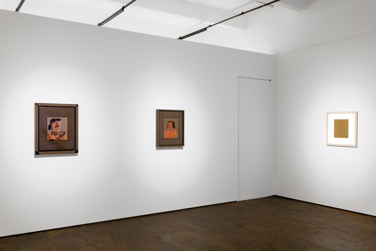 Installation view of &ldquo;Jim Nutt: Portraits&rdquo; at Venus Over Manhattan, New York, 2022