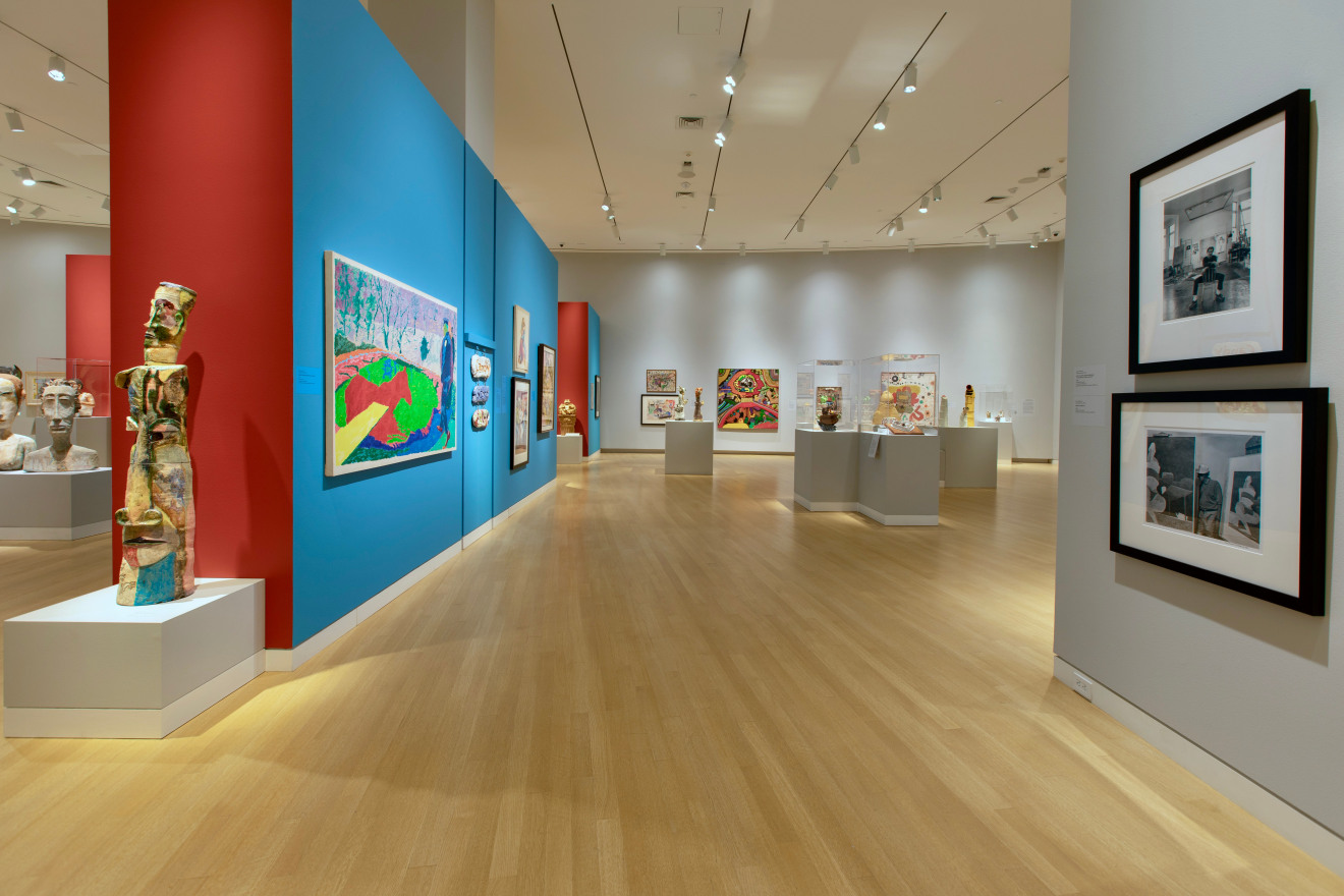 Installation view of The Candy Store: Funk, Nut, and Other Art With a Kick, Crocker Art Museum, Sacramento, CA. Courtesy of Crocker Art Museum.