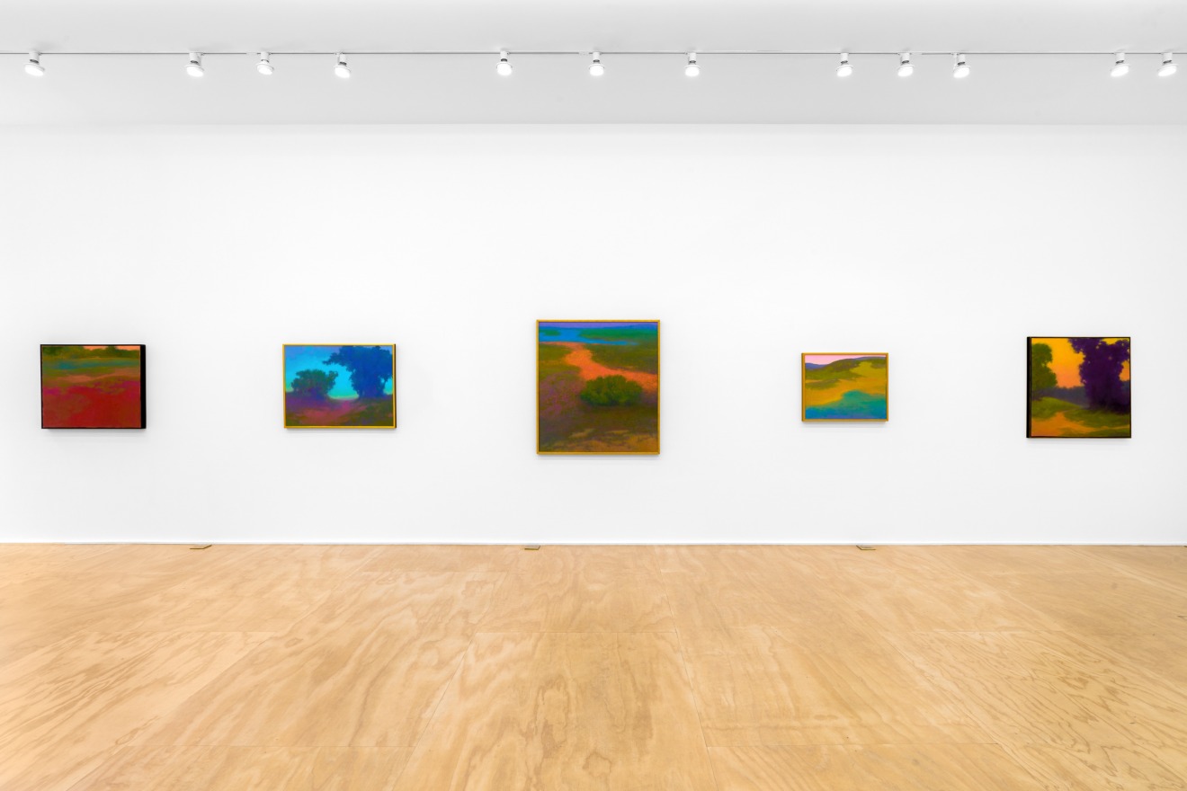 Installation view of &quot;Richard Mayhew: Natural Order,&quot; Venus Over Manhattan, New York, 2023