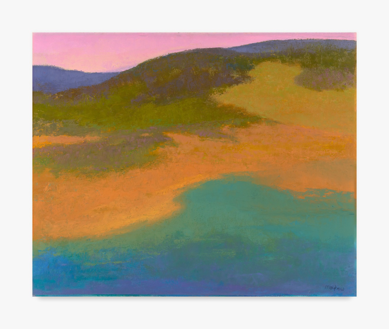 Painting by Richard Mayhew titled Monterey Bay from 2001