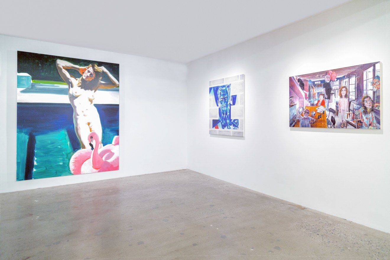 Installation view of Out of Control, curated by Peter and Sally Saul, New York, Venus Over Manhattan, 2018