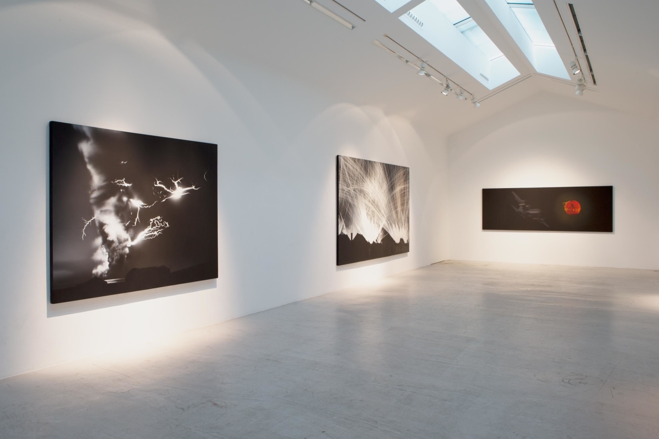 Installation view of O&ugrave; est Jack Goldstein?, curated by Adam Lindemann, Galerie Perrotin, Paris, 2013