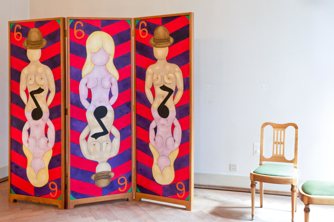 William N. Copley Untitled (Folding Screen)