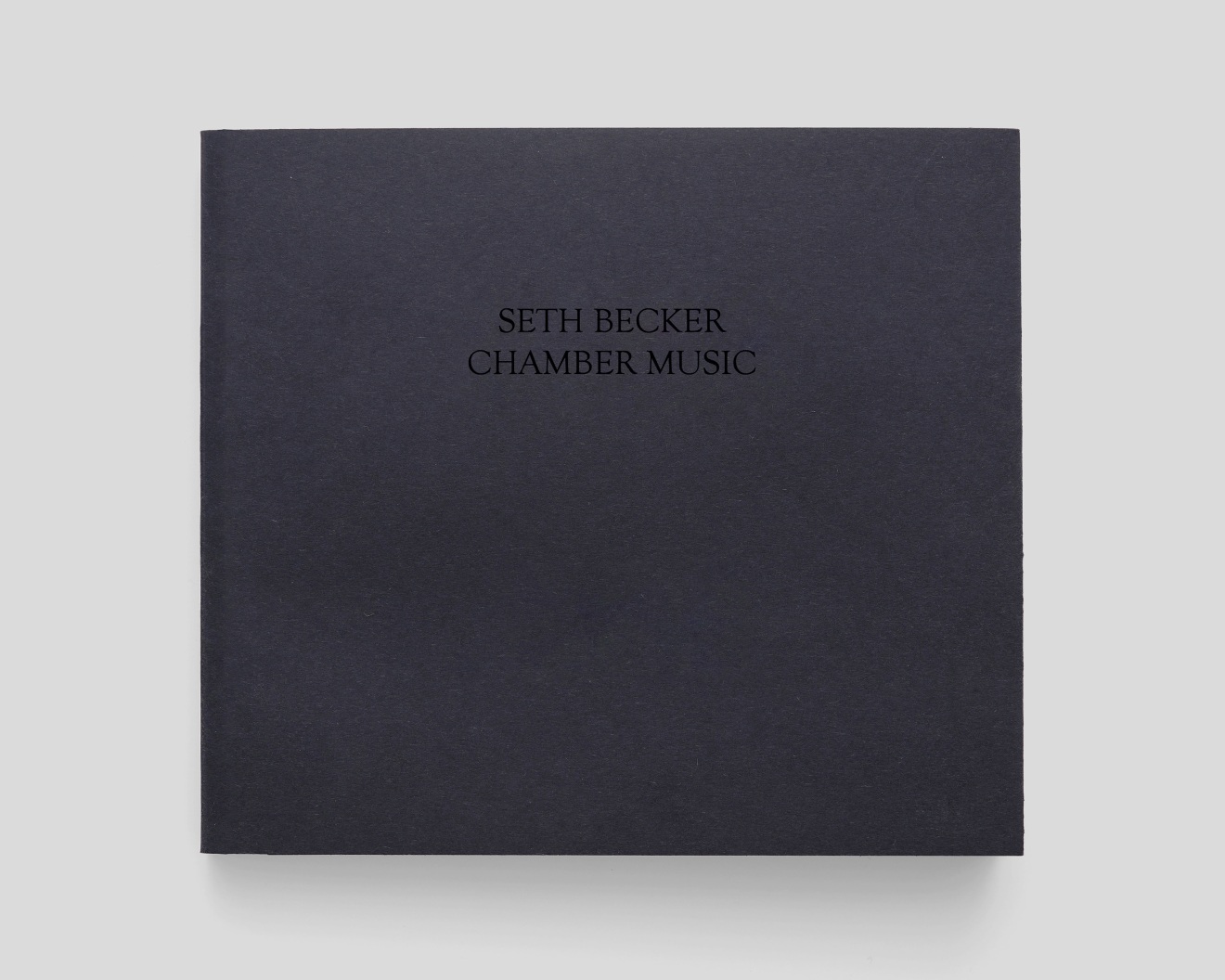 Cover of Seth Becker: Chamber Music, published by American Art Catalogues