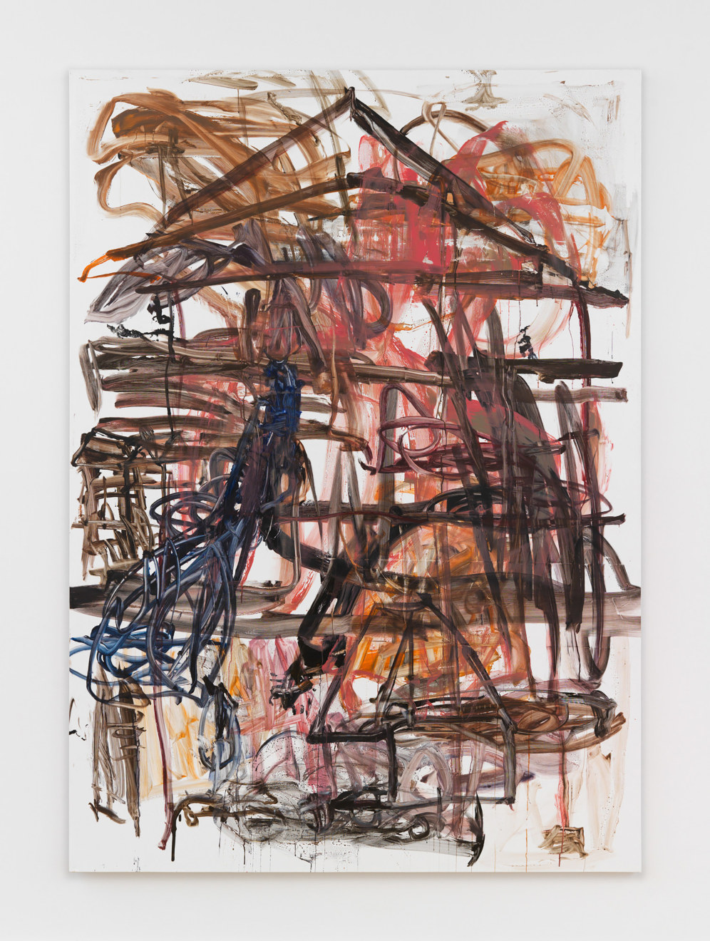 David Deutsch, Untitled, 2019, Acrylic on linen. 96 x 68 in (244 x 172.5 cm) Galerie Eva Presenhuber