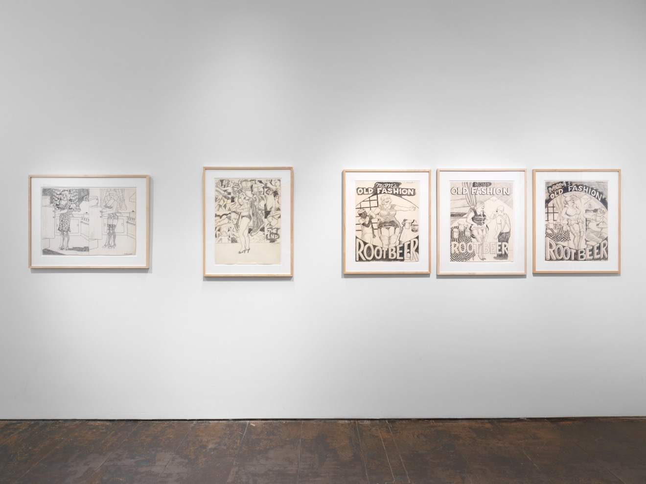 Installation view of Robert Colescott: Women, Venus Over Manhattan, New York, 2022