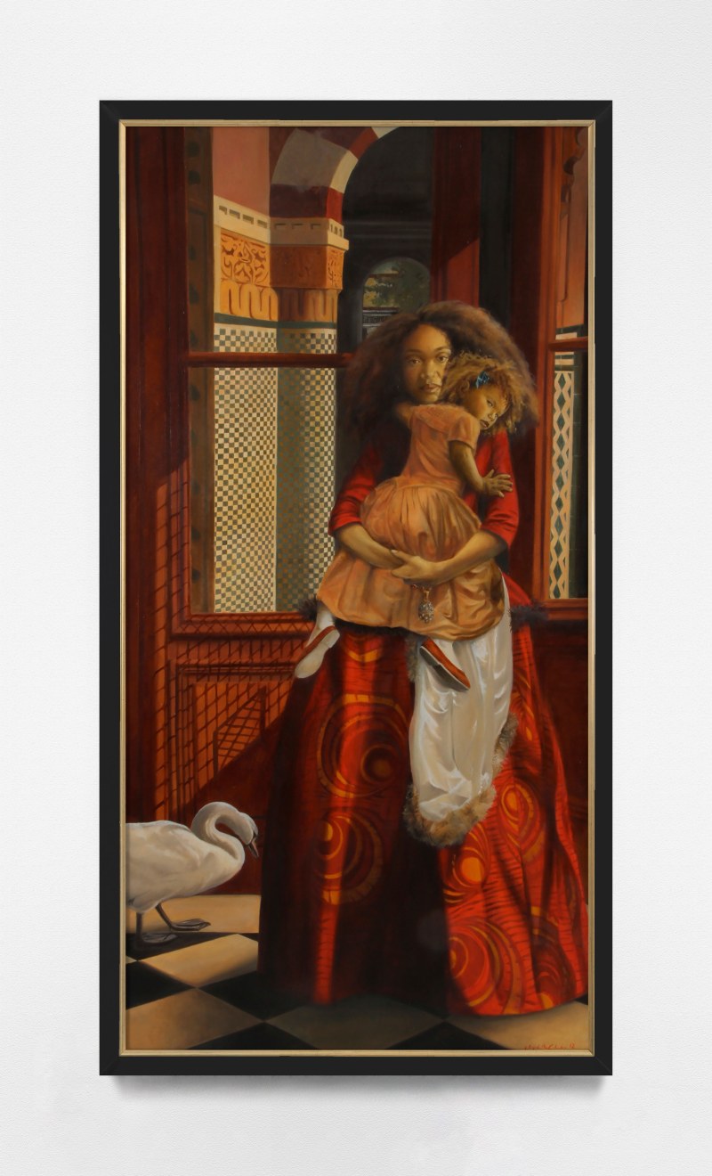 Painting by Elizabeth Colomba titled Fall from 2018