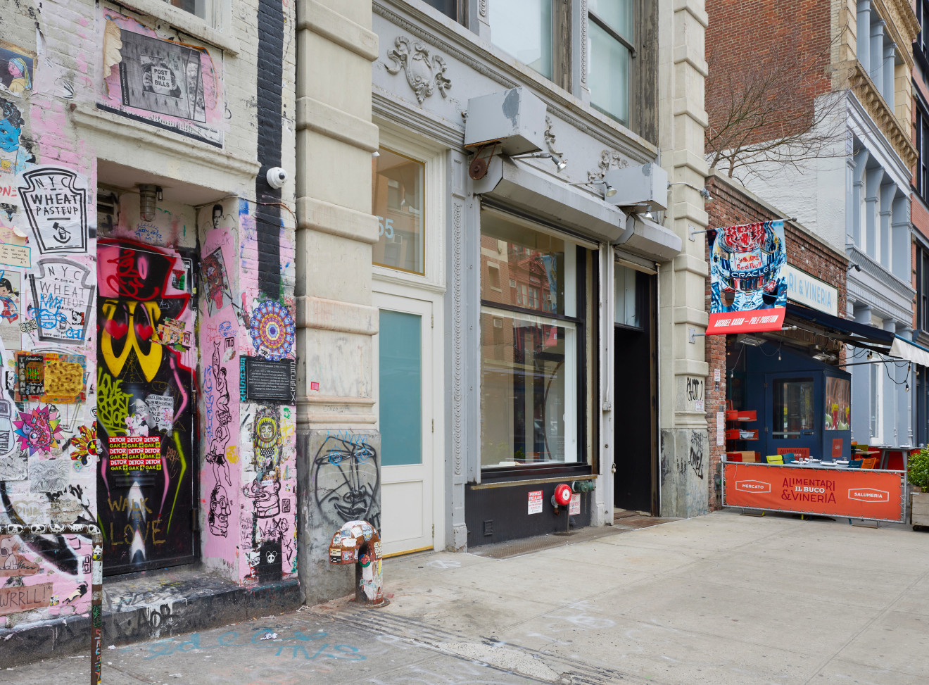 Installation view of Michael Kagan: Pole Position at Venus Over Manhattan, New York, 2023