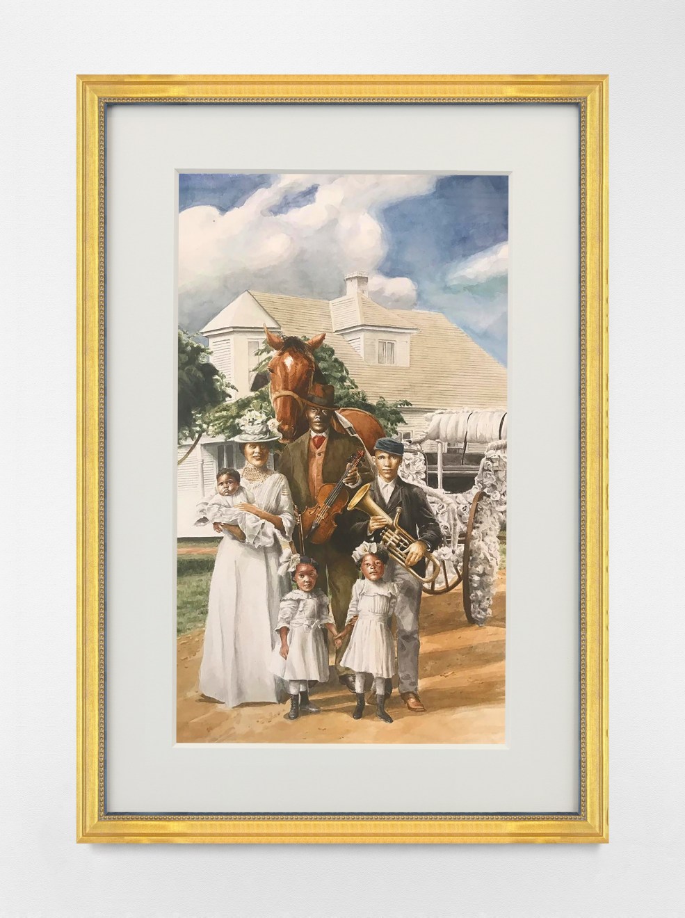 Painting by Elizabeth Colomba titled 157 Years of Juneteenth from 2022
