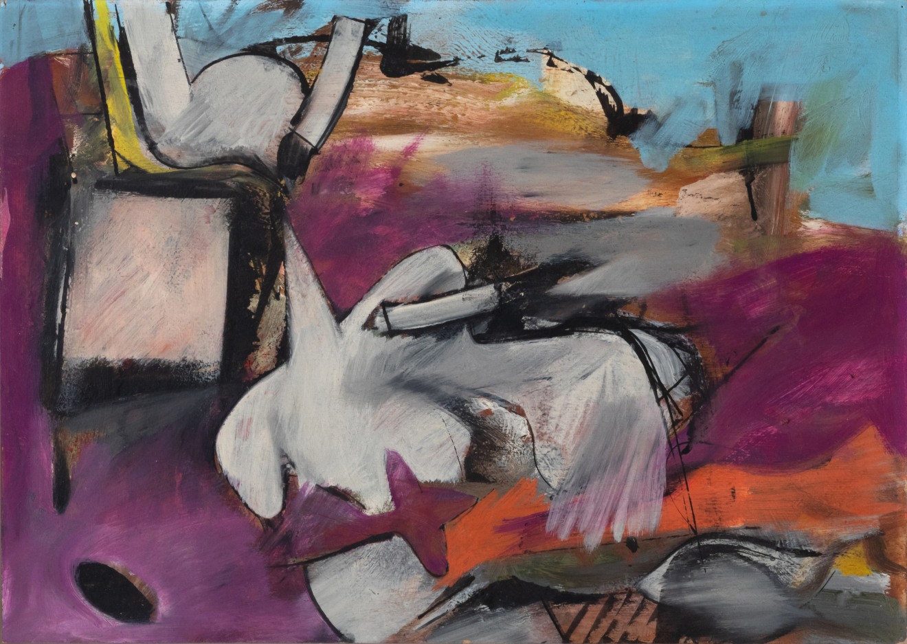 Pat Passlof, Untitled, 1950