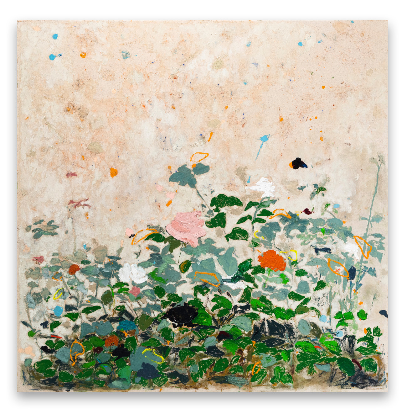 Hu&ecirc; Thi Hoffmaster, Untitled (I Wish You Bluebirds #17), 2025