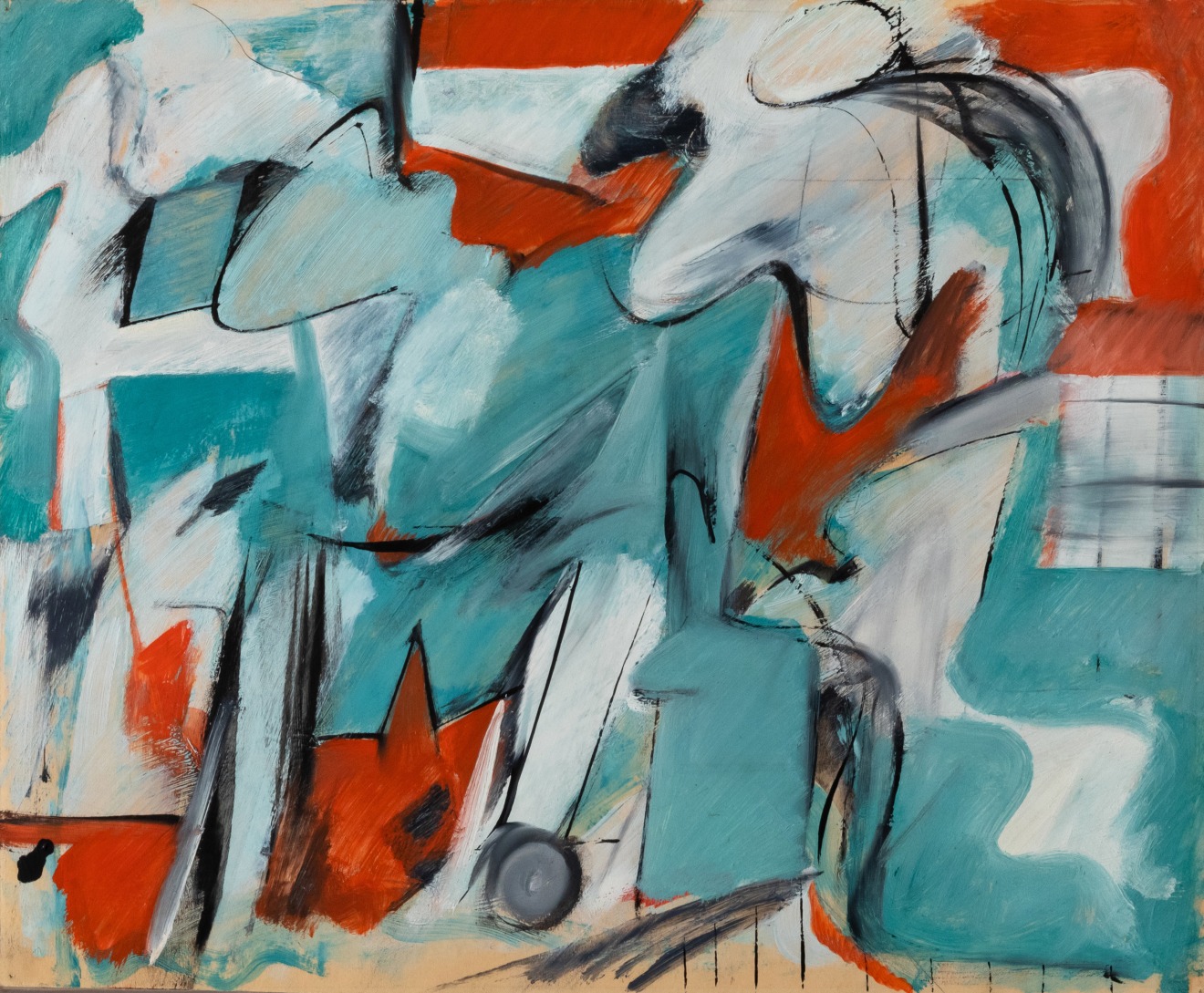 Pat Passlof, Untitled, 1950