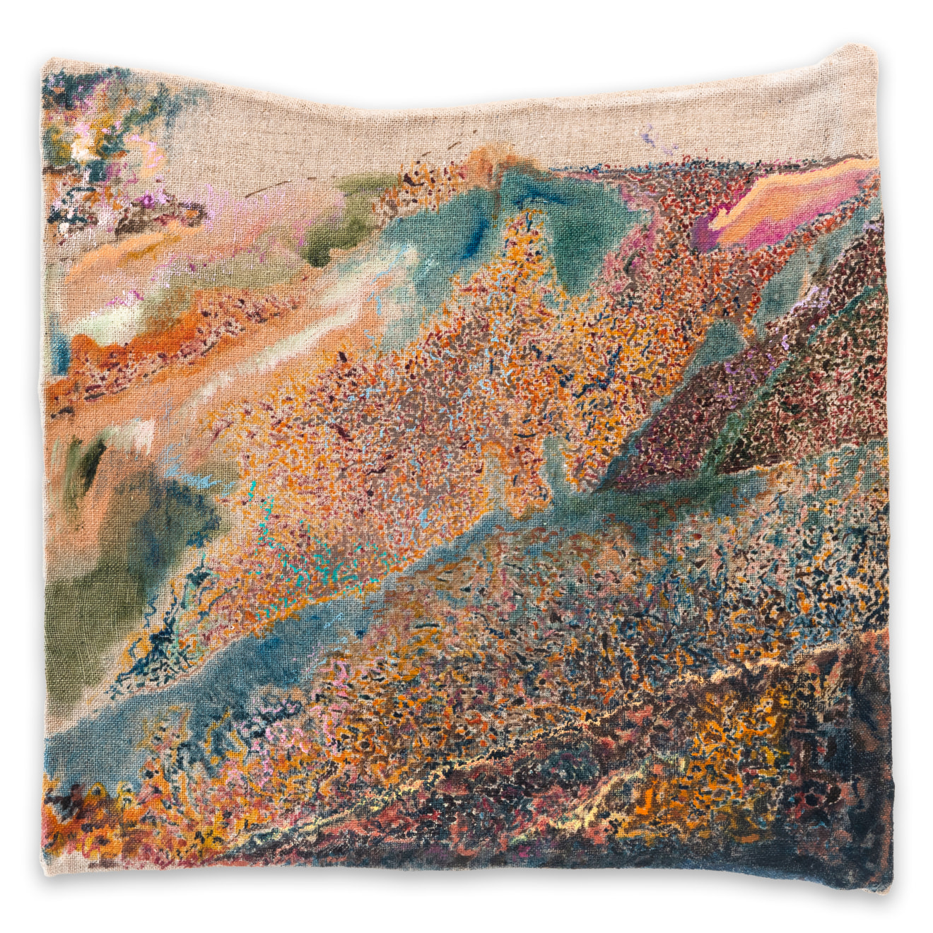 Javier Arce, Sobre lo cercano (burnt brown), 2021