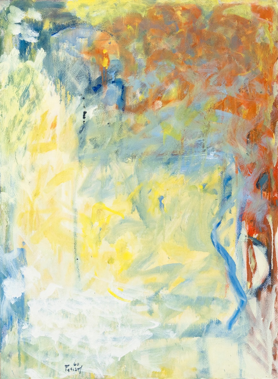 Pat Passlof, Untitled, 1960