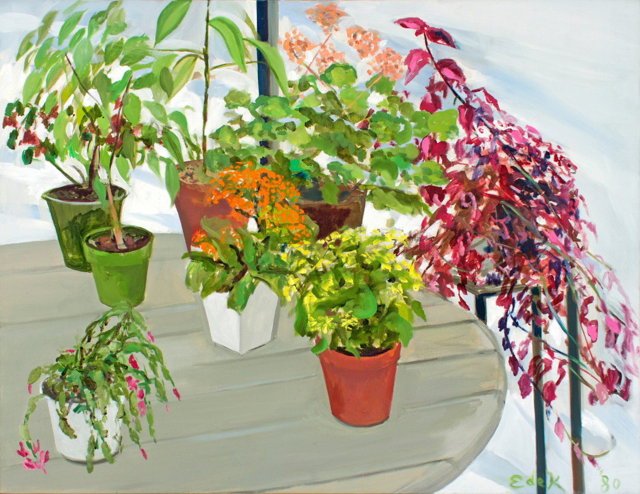 Elaine de Kooning, Winter Still Life, 1980