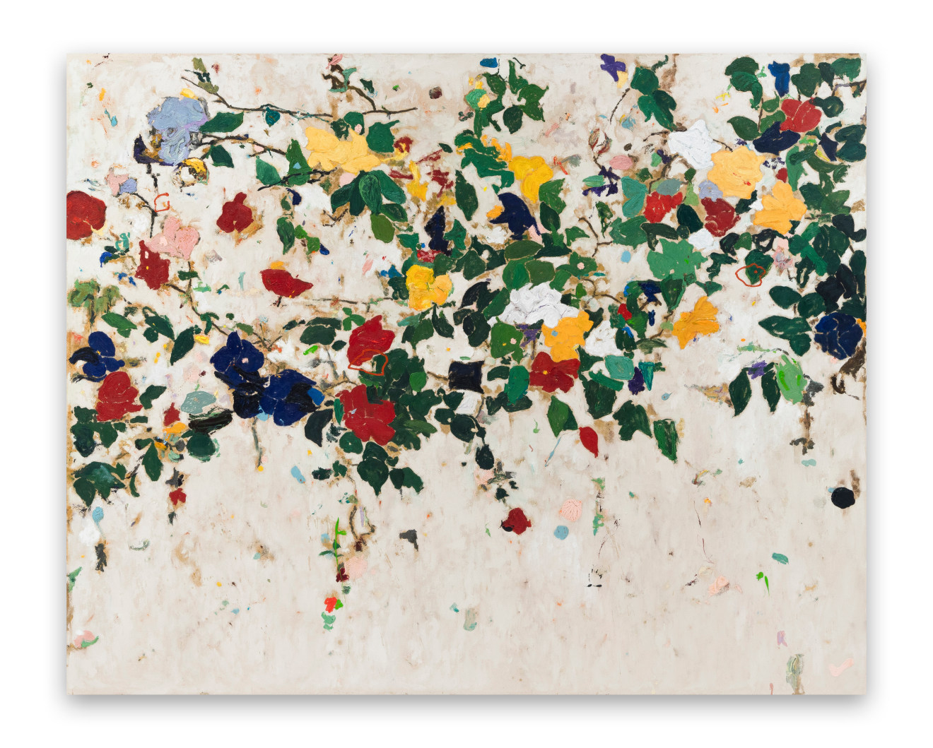 Hu&ecirc; Thi Hoffmaster, Untitled (I Wish You Bluebirds #14), 2025