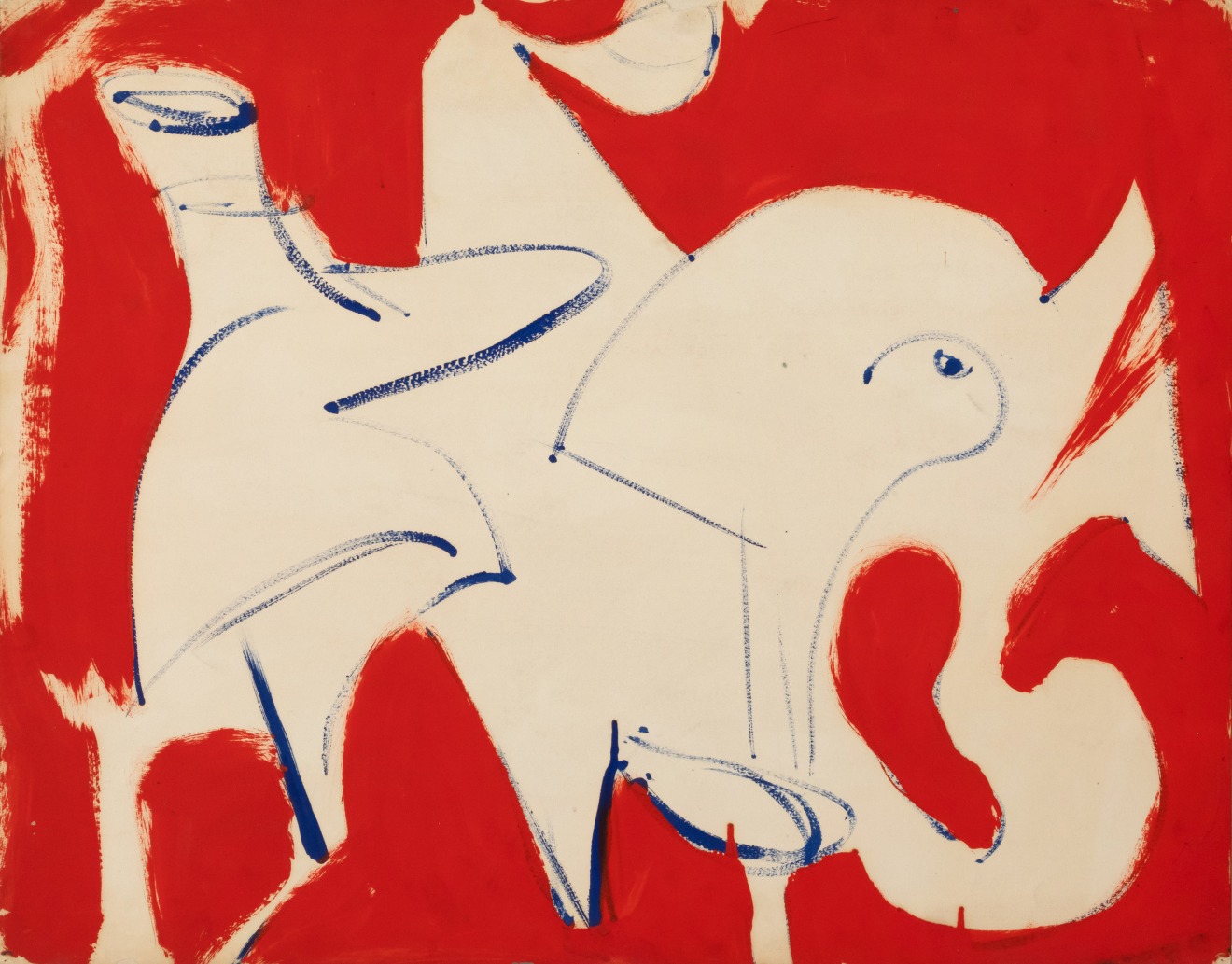 Pat Passlof, Untitled, 1949