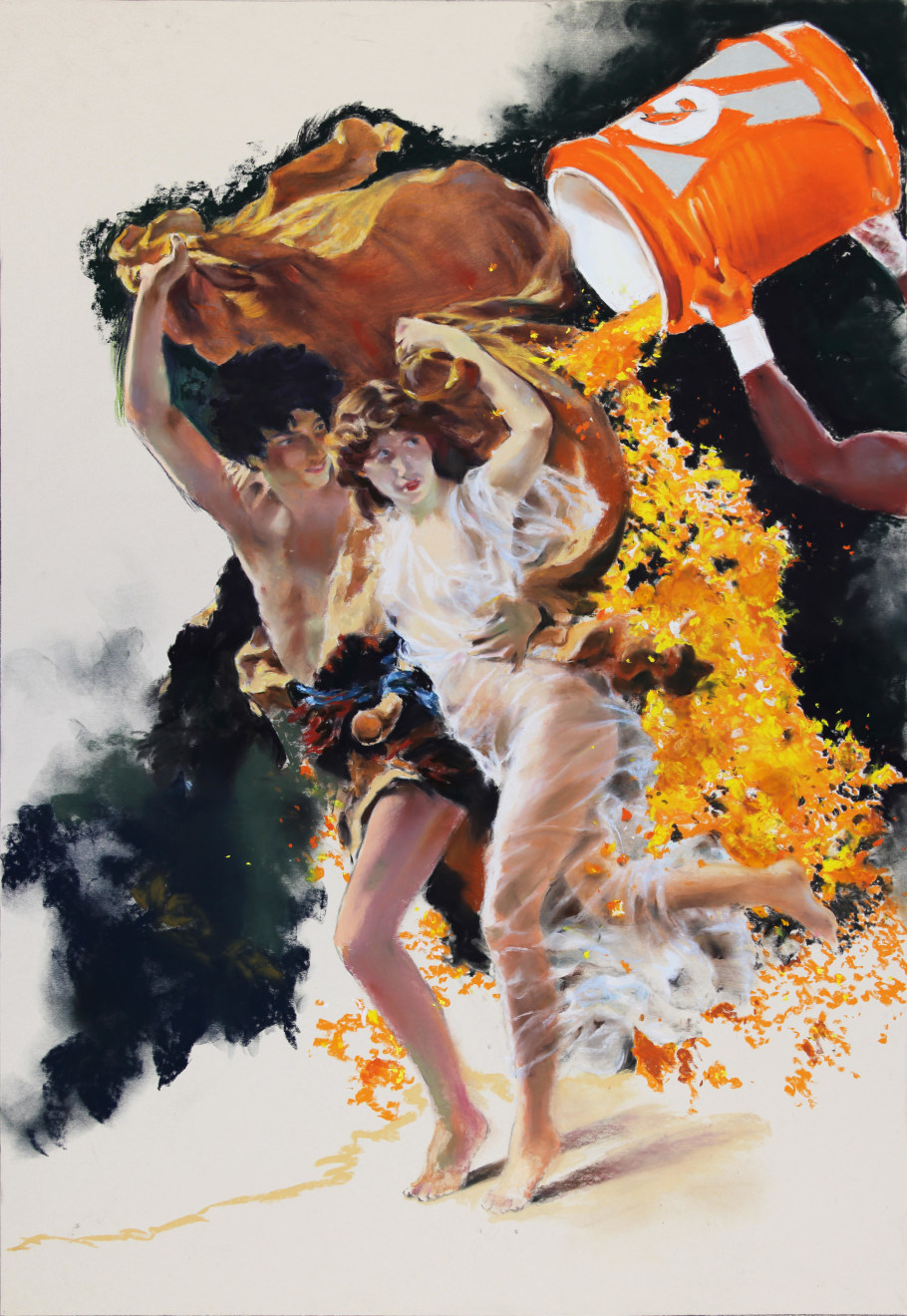 Eric Yahnker, The Storm (After Cot), 2019