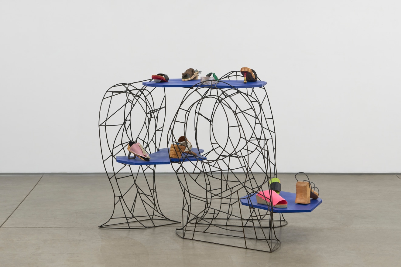 Evan Holloway, Shoe Display, 2024