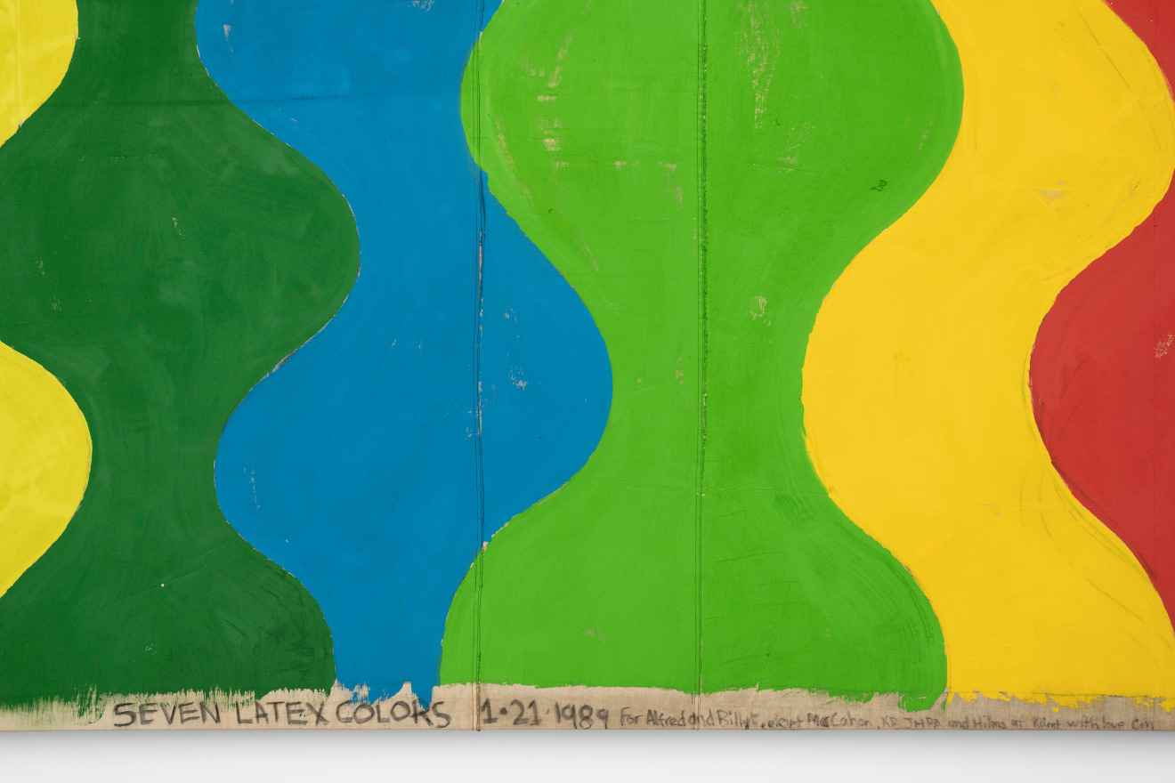 Chris Martin, Seven latex colors, 1989