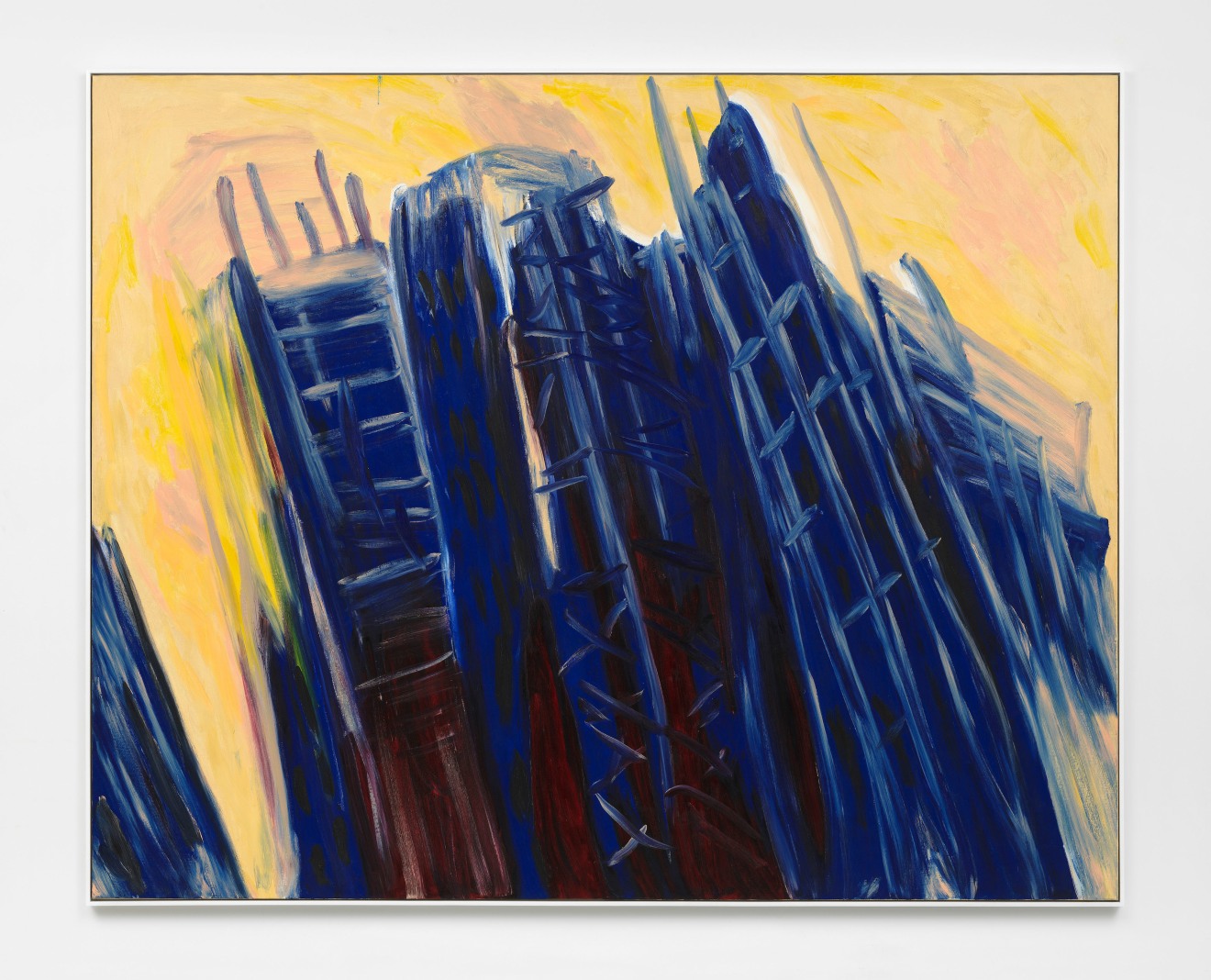 Martha Diamond, Yellow Sky, 1986