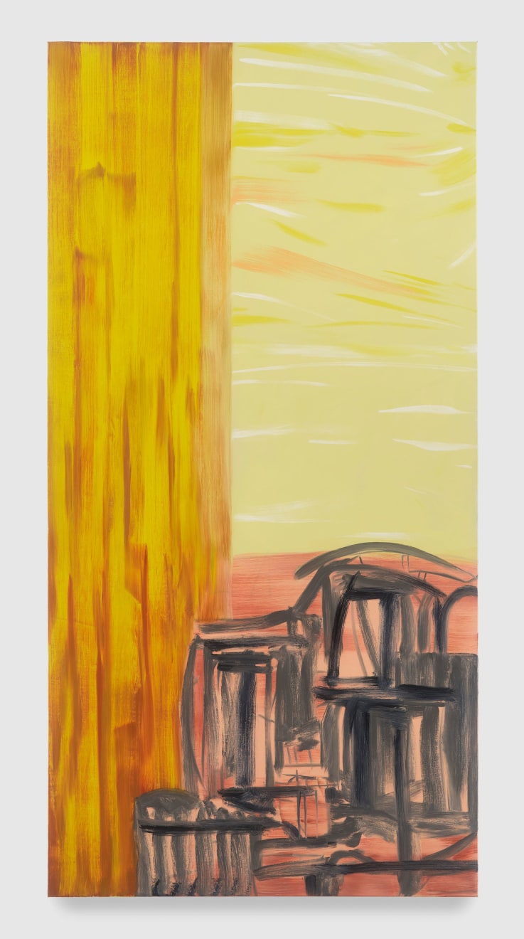 Martha Diamond, Cityscape with Yellow Sky, 1994