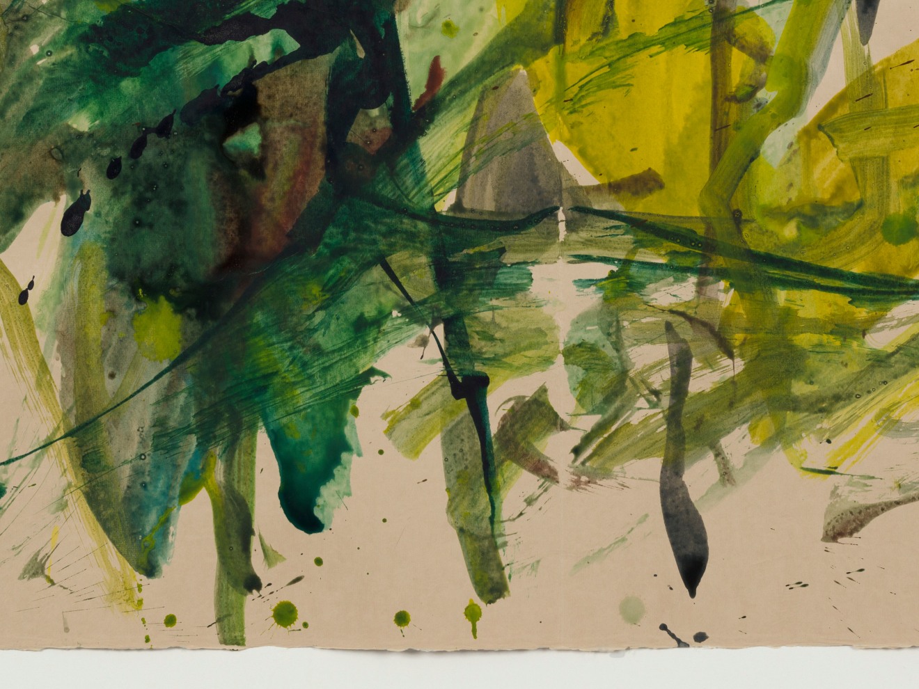 Mary Weatherford, In the cedar forest, 2019