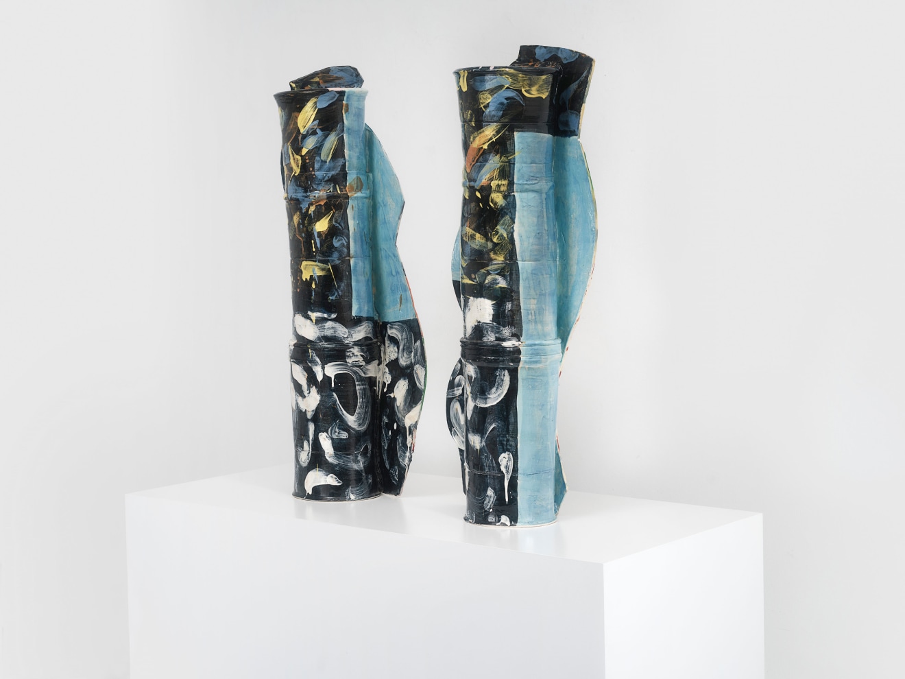 Betty Woodman, Divided Vases: Stacked Vases, 2006