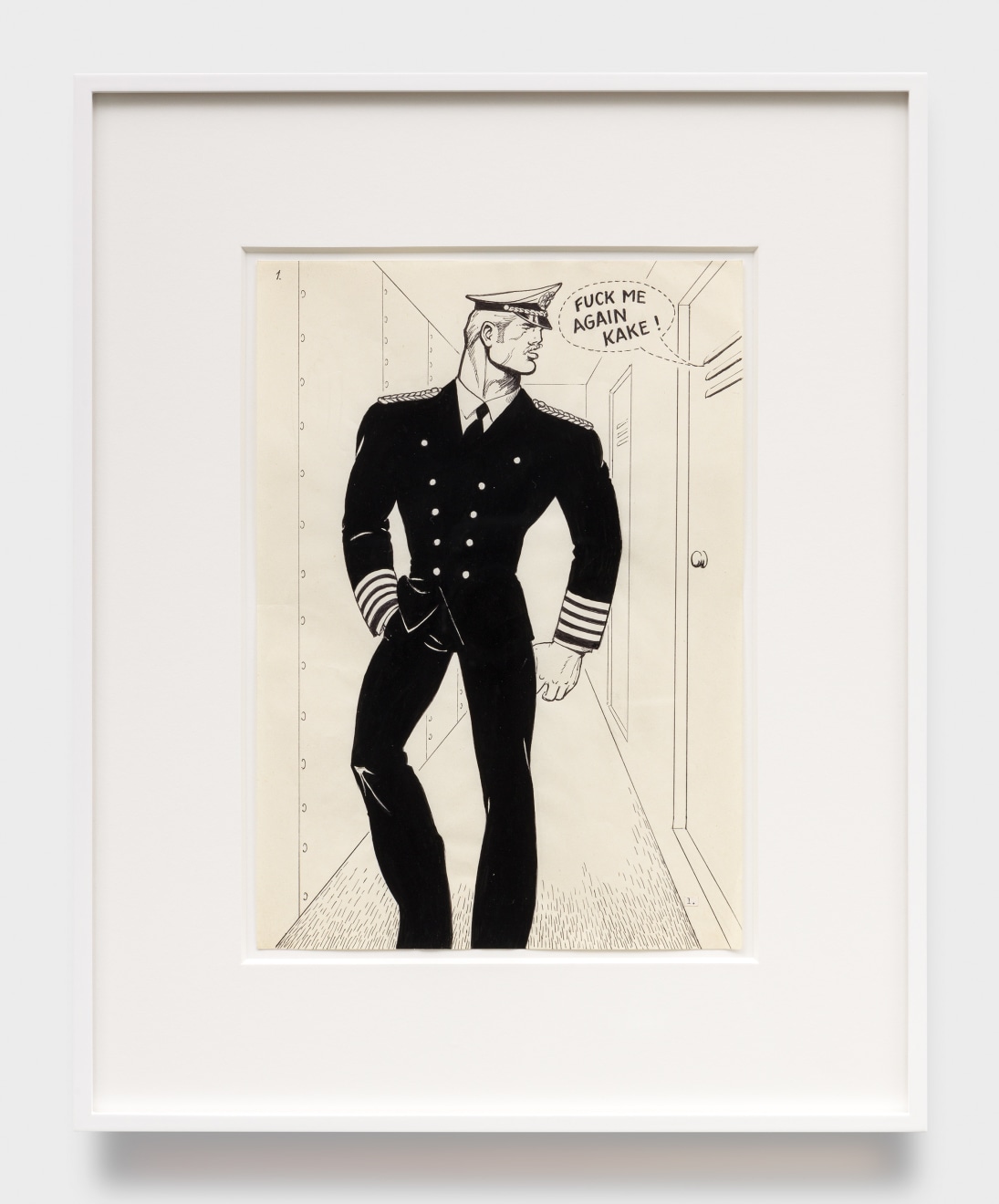 Tom of Finland, Untitled (from Kake vol. 19 - &quot;Curious Captain&quot;), 1975