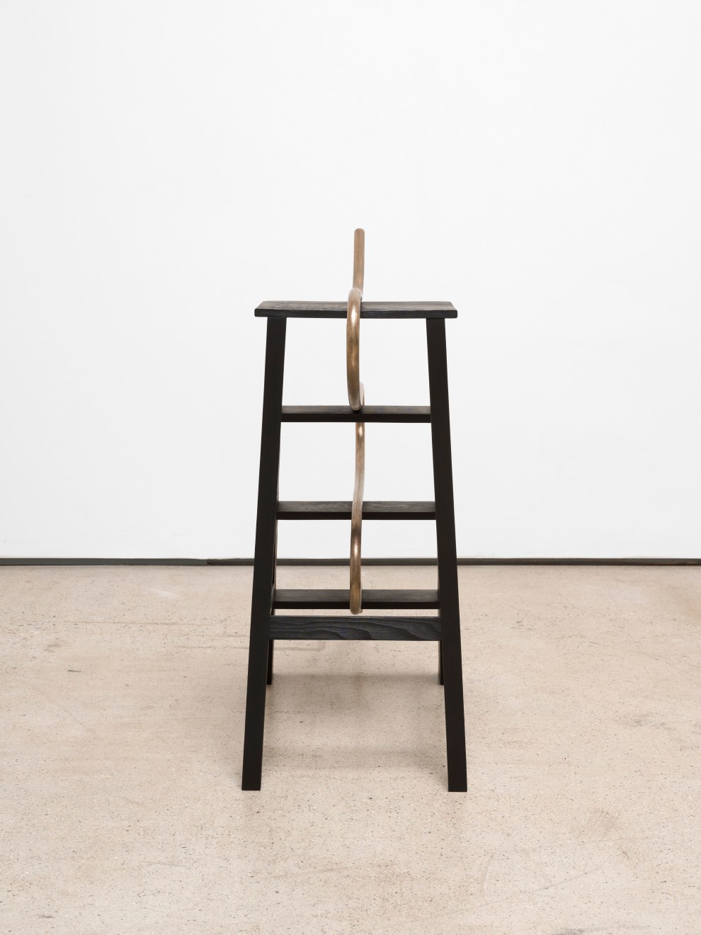 Ricky Swallow Step Ladder with Cane (cursive), 2020