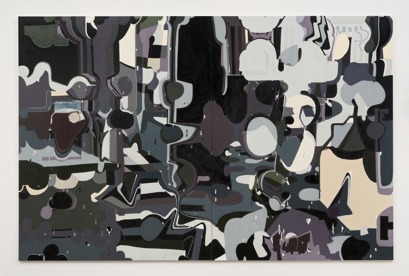 Michael Williams, Paired Puzzle 4 (Quilt/Lava), 2020 - 2022