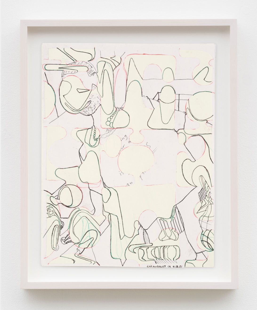 Michael Williams, Untitled Puzzle Drawing, 2021