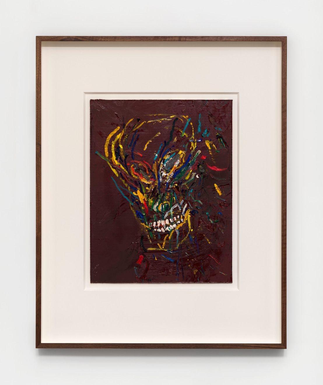 Mark Grotjahn, Untitled (Skull), 2023