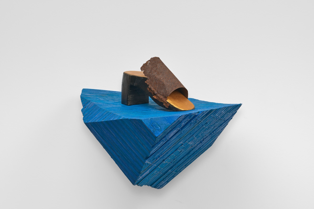 Evan Holloway, Shoe Shelf (Blue), 2024
