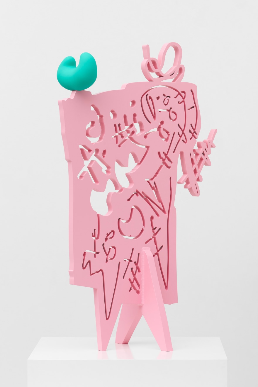 Aaron Curry, Offbeat Representation of a Pink Thing (Defined by Indistinguishable Chatter), 2022