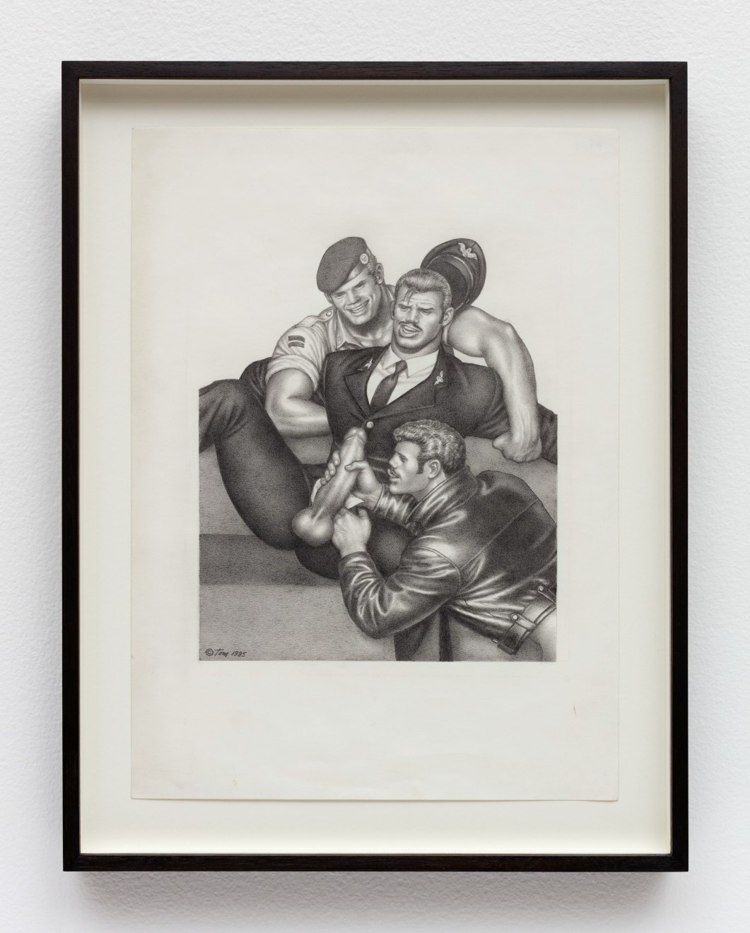 Tom of Finland, Untitled (Cover for &quot;Sex on the Train&quot;), 1985