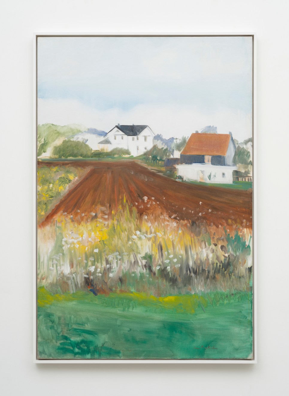 Jane Freilicher, Landscape with Ploughed Potato Field, 1966