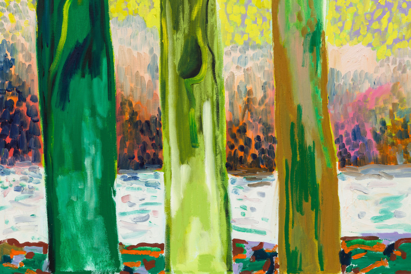 Shara Hughes, A Forest for the Trees, 2023