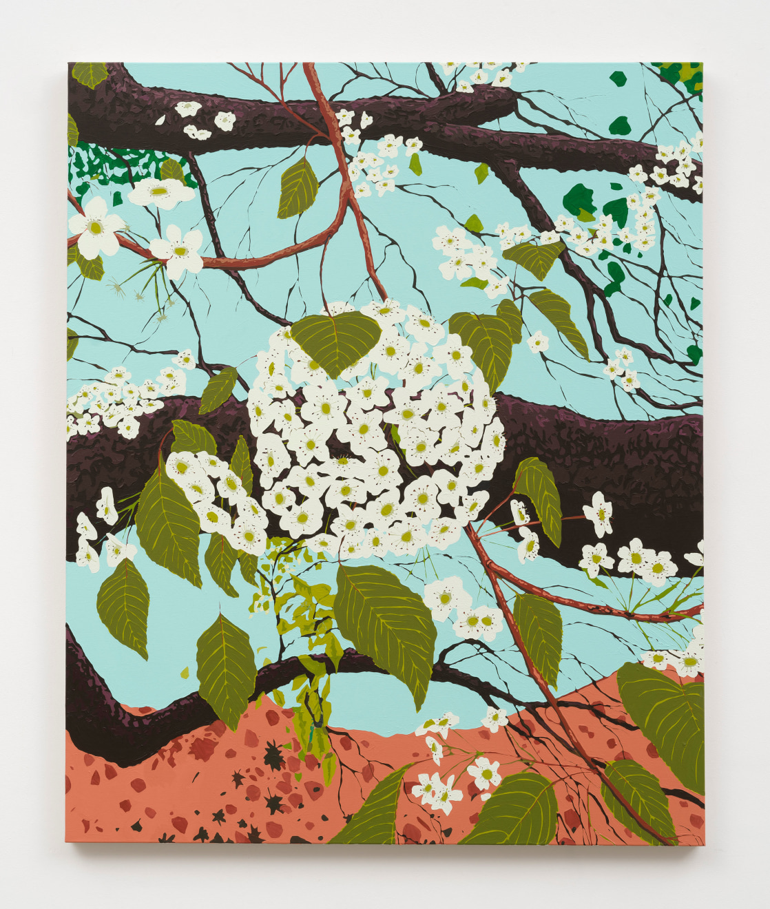 Hilary Pecis, Frog Town Pear Blossoms, 2023