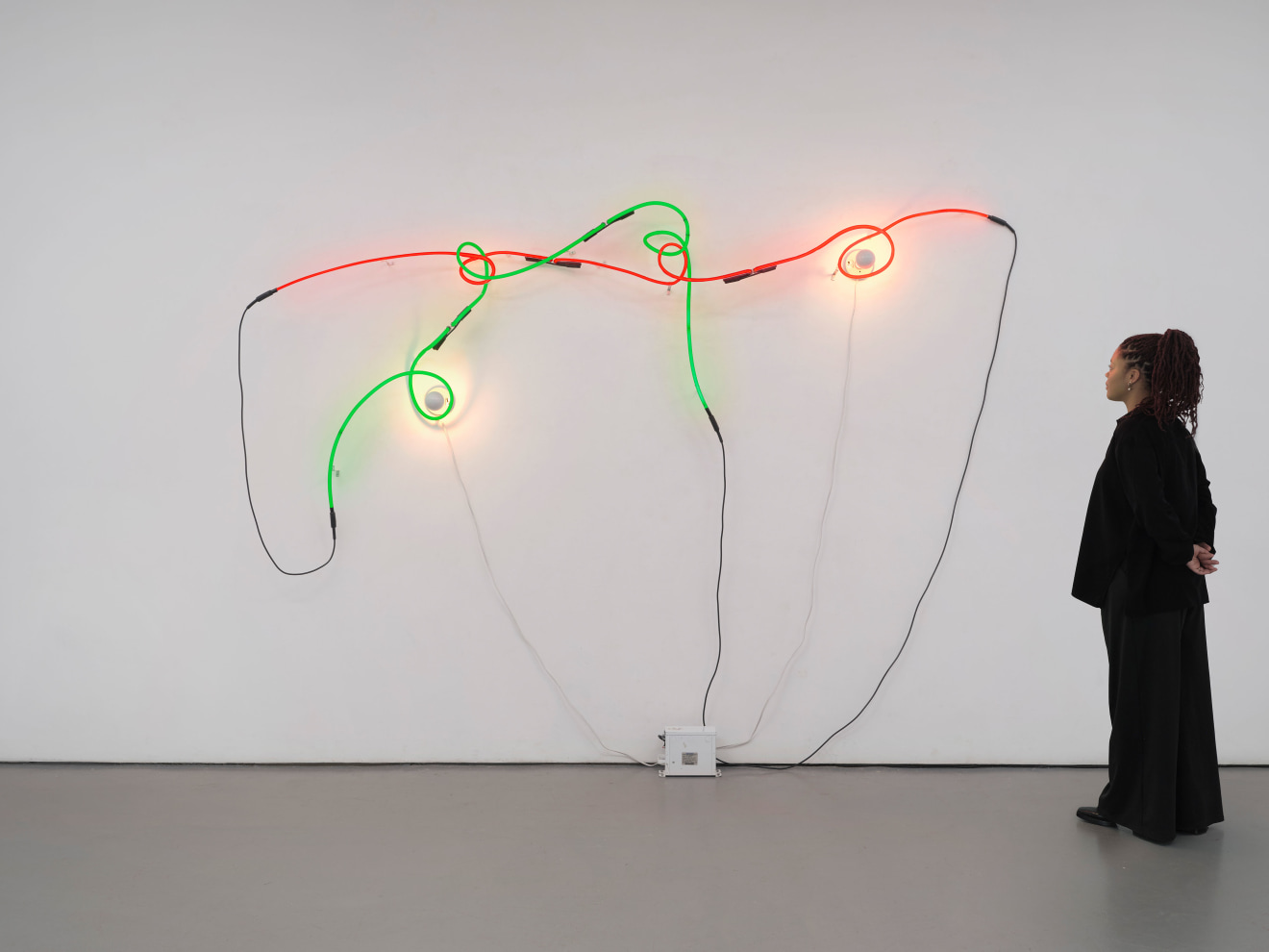 Keith Sonnier, Neon Wrapping Incandescent V, 1970