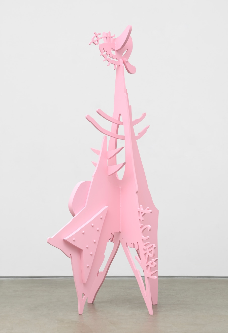 Aaron Curry, Pink Sketch (Standing Figure), 2022