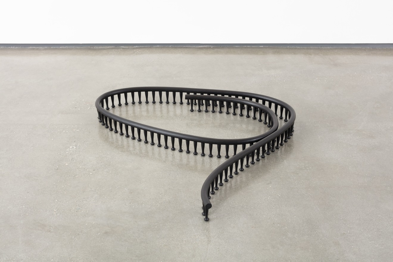 Ricky Swallow, Floor Sculpture with Pegs #2, 2018