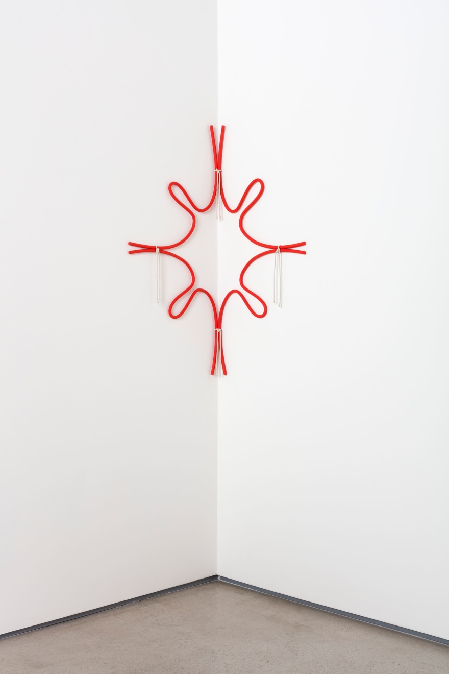 Ricky Swallow, Corner Form with Rope (Pulled Star), 2019