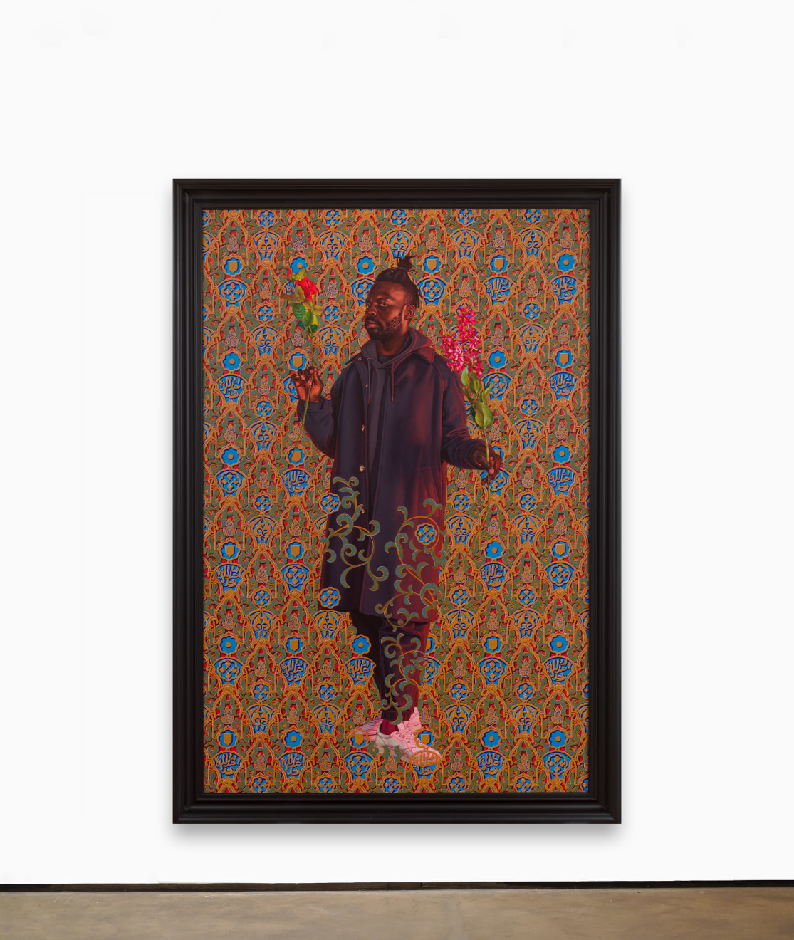 Kehinde Wiley, Portrait of Tunji Adeniyi-Jones, 2023