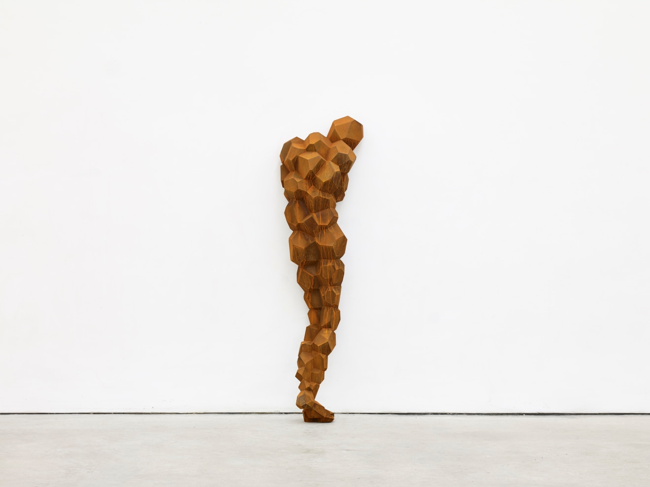 ANTONY GORMLEY, CLEAVE, 2017, cast iron, 68 3/4 x 19 x 16 1/2 inches (174.5 x 48.5 x 42 cm), edition of 5 with 1 AP, AG-3707