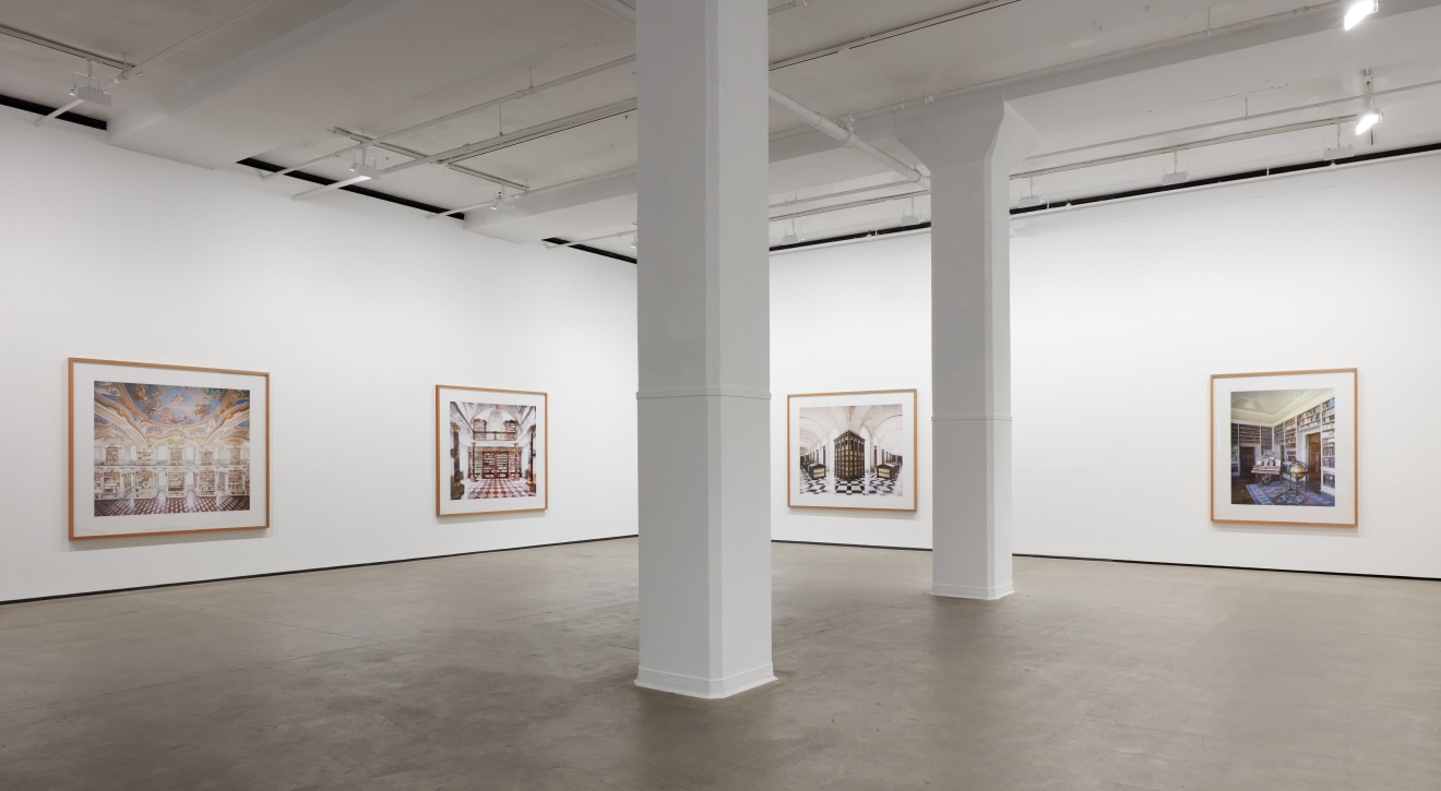 Installation view of Candida H&ouml;fer: Heaven on Earth - Curated by Toshiko Mori at Sean Kelly, New York, February 24 - April 15, 2023, Photo: Jason Wyche, New York, Courtesy: Sean Kelly