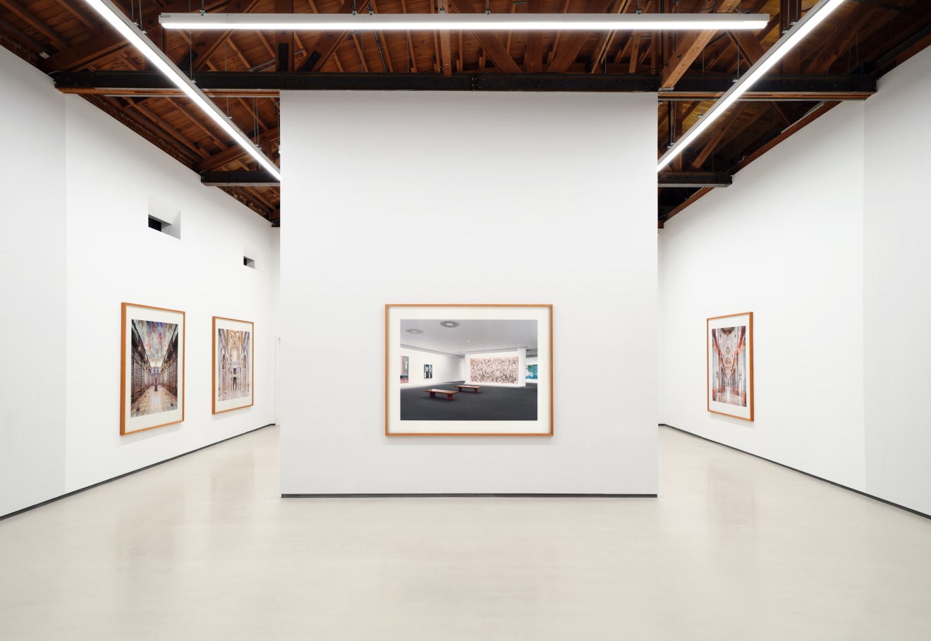 Installation view of Candida H&ouml;fer: Europa / America at Sean Kelly, Los Angeles, November 2, 2024 &ndash; January 11, 2025, Photography: Brica Wilcox, Courtesy: Sean Kelly New York/Los Angeles