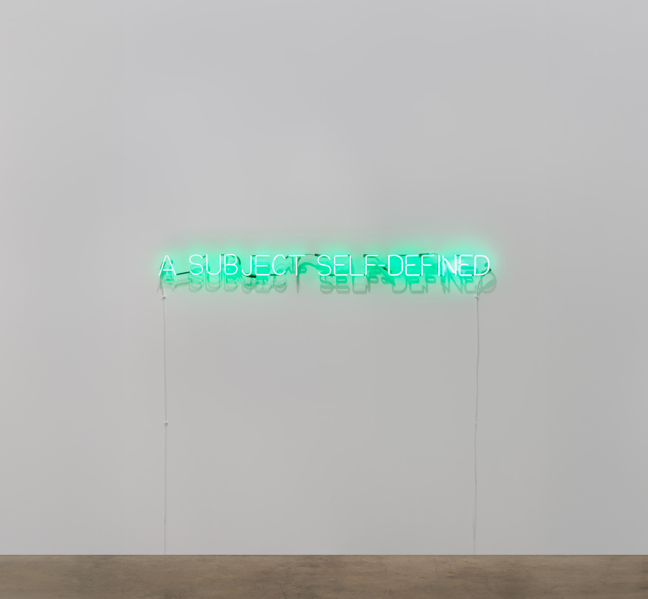 Joseph Kosuth, &#039;Self Defined Subject&#039;, 1966