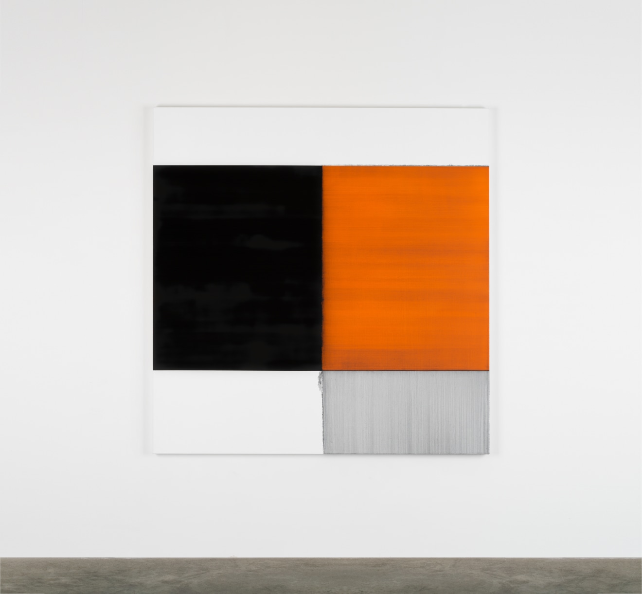 Callum Innes Exposed Painting Cadmium Orange, 2018