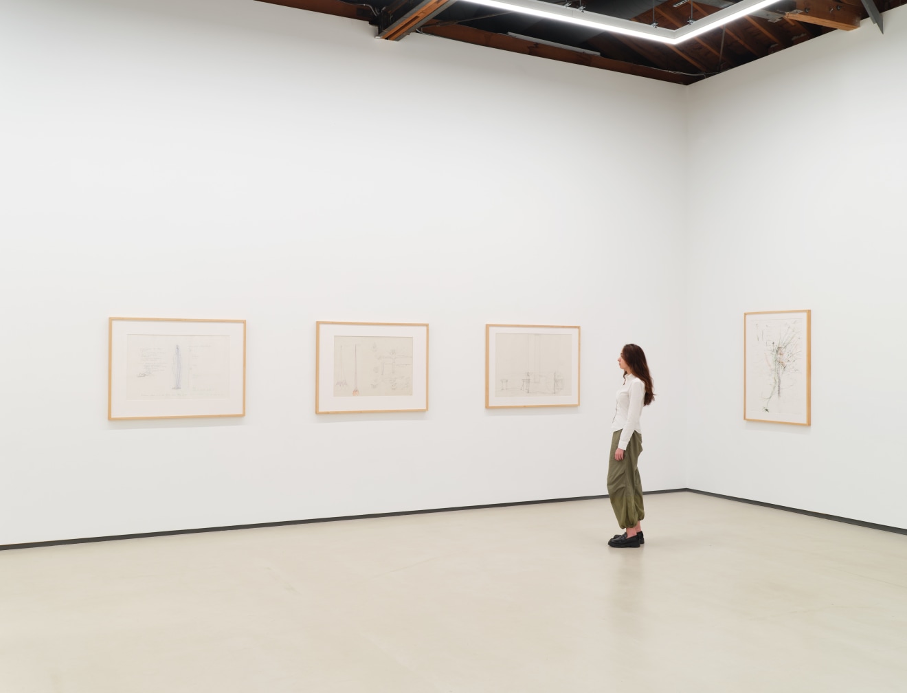 Installation view of&nbsp;Rebecca Horn: Labyrinth of the Soul: Drawings 1965-2015&nbsp;at Sean Kelly, Los Angeles, March 11&ndash;April 22, 2023, Photography: Brica Wilcox, Courtesy: Sean Kelly